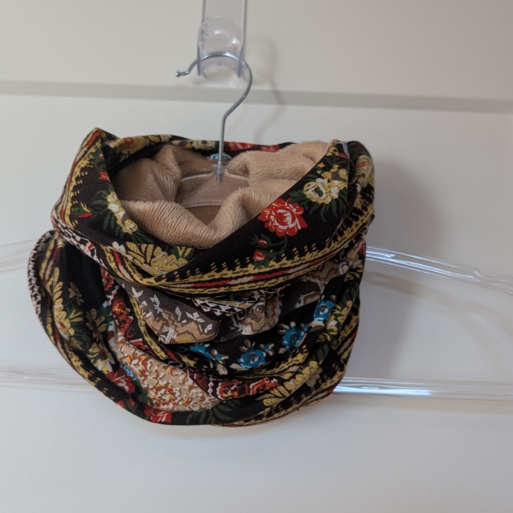 Floral Patterned Scarf